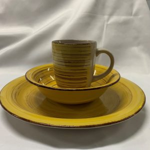 YELLOW DINNER SET