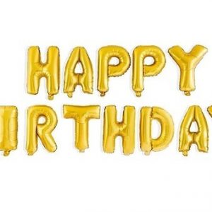 GOLD FOIL BALLOON 3Ocm